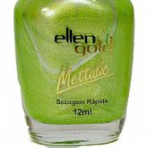 Ellen Gold Mettalic 19 Cristal Verde Claro