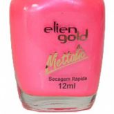 Ellen Gold Mettalic 3 Fada Rosa Neon